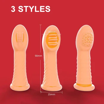 Piršto Vibratorius G-spot Klitorį Stimuliuoja Orgazmas Masažas Moterų Masturbator Lesbiečių, Erotiniai Piršto Mova Sekso Žaislai Moterims