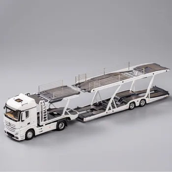Priekabos modelis GCD originalus gamyklos 1:64 sunkiųjų sunkvežimių dvigubo sluoksnio priekabos modeliavimas lydinio automobilio modelį