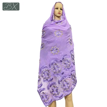 Ramadanas Moterų Skaros Dizaineris Melstis Emroider Žiedas Deimantas Skara Wrap Medvilnės Šalikas Lankelis Lady Grandinės Musulmonų Turbaną Hijab