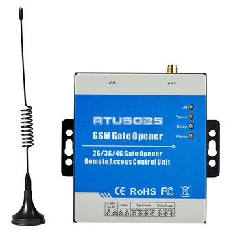 RTU5025 Belaidžio ryšio Operatorius Vartai Opener SMS Signalizacija Nešiojamų Durų Atidarytuvas On Off GSM, 3G Mobilųjį Telefoną Nuotoliniu Jungikliu