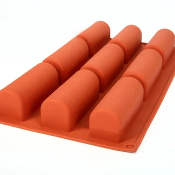 Silikono 3D Stick Formos Šokoladinių Triufelių Mousse Cake Desertas Kepimo Formų