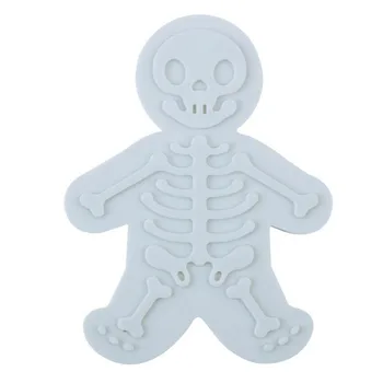 Skeletas Meduoliai Su Imbiero Priedais Vyras Slapukas Pelėsių Plastiko Antspaudu Pelėsių Paspaudus Cookie Maker Virtuvės Įrankiai