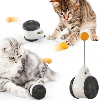 Smart Katė Žaislas su ratukais, Automatinė nereikia Įkrauti kačių žaislai interaktyvus Lrregular Sukasi Režimas Funny Cat Prekes