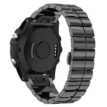 Smart Watchband Metalo, Nerūdijančio Plieno, Juostiniai Dirželiai Garmin Fenix6 6X 5X Pro 5 Plius 3 3HR 935 945 Greito Atleidimo Apyrankę Correa