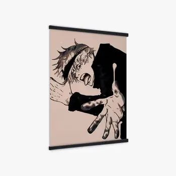 Tapyba Anime Džiudžiutsu Kaisen Vaidmenį Toge Inumaki Manga Stiliaus Apdaila Plakato Rėmas Meno Drobė Spausdinimo Namų Dekoro Sienos Nuotrauka