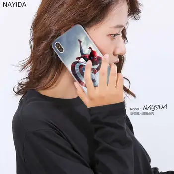 Telefono dėklas Samsung A72 A52 A42 A32 A12 A71 A51 A21 Galaxy A20 A30 A50 A70 S A6 A7 A8 2018 MARVEL spiderman