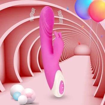 Triušio ausies pratęsimo lazdele moterų masturbacija šildymo vibratorius masažas lazdele g-taško stimuliacija sekso žaislai moteris