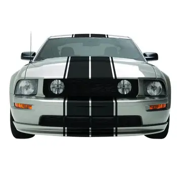 Universalus Lenktynių Stiliaus Dual Ralio Juostelės Grafika Vinilo Lipdukai Mustang GT Stiliaus Automobilio viso Kūno Lipdukas ekspertas