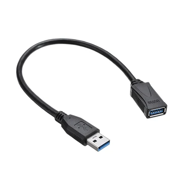 USB 3.0 Išplėtimo Kabelio Tipas Vyrų ir Moterų Adapteris Extender 