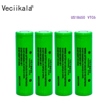 Veciikala VTC6 18650 3000mAh Baterija 3.7V30A Didelio biudžeto Įvykdymo patvirtinimo 18650 Įkraunamų Baterijų 18650 VTC6 Žibintuvėlis Baterija, Įrankiai