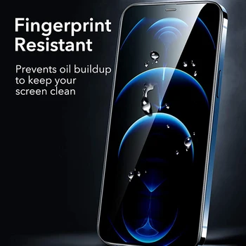 Visą Grūdintas Stiklas iPhone 12 Mini 11 X XR XS MAX Ekrano Apsauginis Stiklas ant iPhone5s 6 6s Plius 7 8 Plus SE 2020 m., 5 Raštas