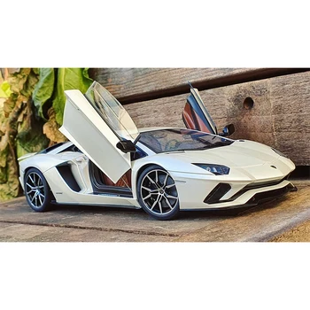 WELLY 1:24 Lamborghini LP700-4 automobilių lieti automobilio modelis, modeliavimas, automobilių apdailos surinkimo dovana žaislas liejimo pavyzdys Vaikams Dovanos