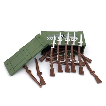 Ww2 vokiečių karinių pajėgų ginklų Šautuvas Ginklų lauke įranga minifigures karo mini blokai, statyba blokai, statyba žaislai