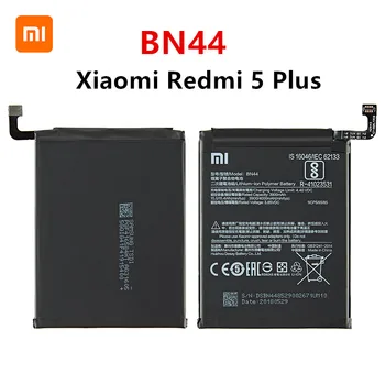 Xiao mi Originalus BN44 4000mAh Bateriją Xiaomi Hongmi Redmi 5 Plius BN44 Aukštos Kokybės Telefoną Pakeisti Baterijas +Įrankiai