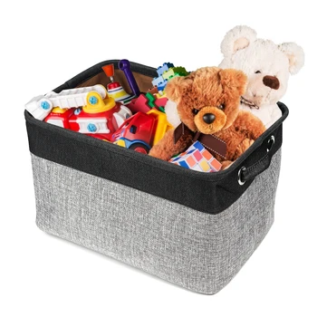 Žaislų Saugojimo Dėžutė Augintiniai, Šuo, Katė, Sulankstomas Medvilnės Skalbiniai Žaislas Organizatorius Didelės Talpos Įvairenybės Saugojimo Krepšys Pet Supplies