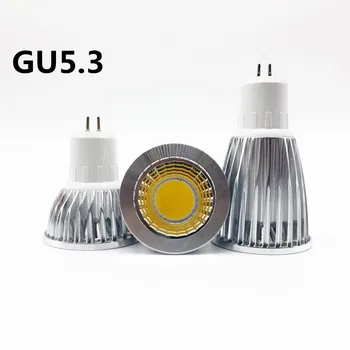 1 VNT High power LED lemputė MR16 9W 12W 15W 12 V Dimbare Led Dėmės Šiltai /Šaltai Protas MR16, 12 V GU5.3 110 V/220 V, LED lempos