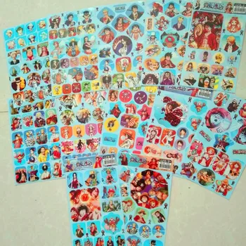 12 Vnt /pak Nešiojamojo kompiuterio Lipdukai Vaikams, Anime ONE PIECE Luffy Staw Skrybėlę Įgulos Lipdukas Žaislai mobiliųjų Telefonų Lagaminą Dekoras Vaikų Žaislas