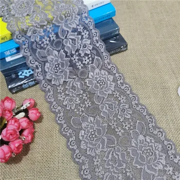 14-15CM Blizgančiais Šifono Kaspinu aplikacijos akių Pločio nėrinių audinys naudojamas siuvimo pasidaryk pats rankdarbiams už apatinius, vestuvių suknelės, skraistės