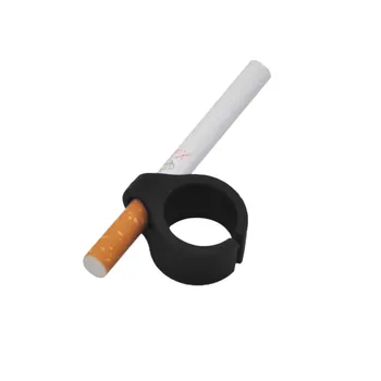 1Pc Daug Anti-karšto Silikono Rūkalius Piršto Žiedą Vertus Bagažinės Cigarečių Savininko Rūkymo Reikmenys Žaidėjas Vairuotojo Laisvą Ranką