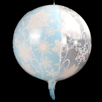 1pc Snaigės Aišku 4D balionas Kalėdų Helio Balionus, Gimtadienio apdailos showe vaikams, žaislas, Laimingų Naujųjų Metų Šalies Prekių