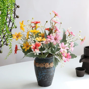1pcs modeliavimas gėlių olandų chrizantemų mažas krūva mažų daisy vestuvių fotografija rekvizitai namų dekoravimo, modeliavimo augalų