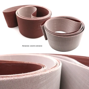 2 VNT 50*2100MM Keramikos Abrazyviniai Šlifavimo Diržai švitriniu popieriumi dėl Poliravimo, Šlifavimo, Abrazyviniai Įrankiai