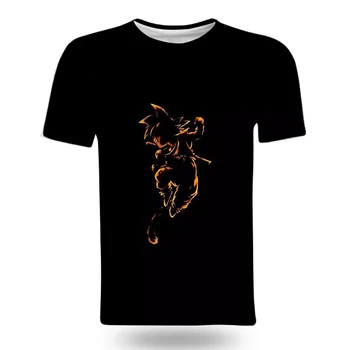 2021 naujas vyrų 3D dragon ball spausdinti marškinėliai su mados tendencija trumpomis rankovėmis vyriški T-shirt