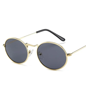 2021 Retro ovalo Mados Akiniai nuo saulės Vyrams Prabangos Prekės Kelionių Akiniai nuo saulės Moterims, Vyrams Vintage Mados akiniai