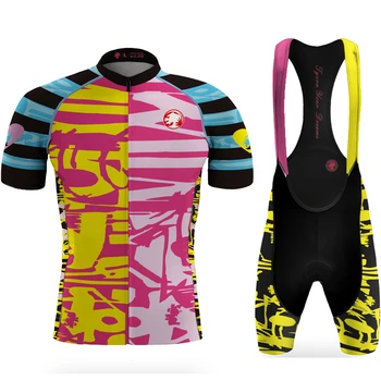2021 Tyzvn vyrų vasaros dviračių drabužių rinkiniai maillot seilinukai šortai jersey tiktų MTB Conjunto ciclismo dviračių rinkinys ropa de hombre