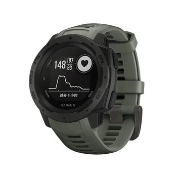 22mm Silikono Watchband Dirželis Garmin Instinktas Smart Žiūrėti Juostos Pakeitimas Apyrankę Wriststrap Garmin Instinktas Correa