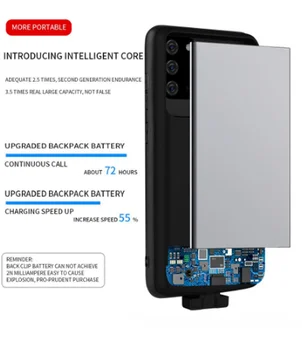 5000mAh Nešiojamų Išmaniųjų Telefonų Energijos Atveju Greito Įkrovimo Samsung Galaxy A51 Naujų Energijos Banko Baterijos Kroviklis Atveju A31 A71 M31