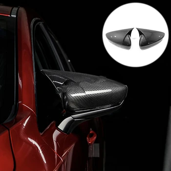 ABS Anglies pluošto Mazda CX-30 CX30 2019 2020 2021 Reikmenys, Automobilių galinio vaizdo veidrodis dengiamasis rėmas Padengti Apdaila Lipdukas Automobilio Stiliaus