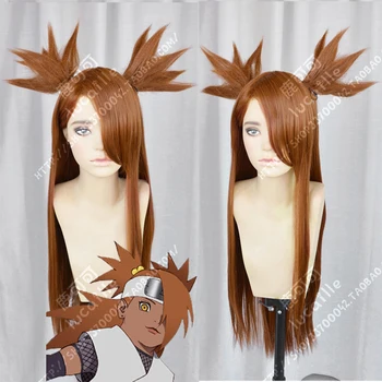 Akimichi Chouchou Cosplay Perukai Iš Anime 80cm Ruda Ilgio Sintetinių Plaukų + Perukas Bžūp