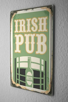 Alavo Pasirašyti Alaus Retro Irish pub Įdomus Šalis Kambarys Derliaus