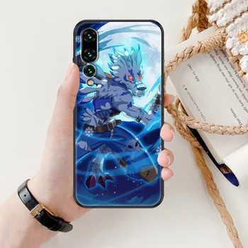 Anime Digimon Nuotykių Telefoną atveju Huawei P Mate P10 P20 30 P40 10 20 Smart Z Pro Lite 2019 juoda silikono funda tapyba