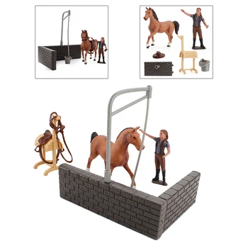 Arklių Pav Nustatyti Modeliu, Žaislai Vyrams, Skulptūra Dovana Vaikams Ornamentu