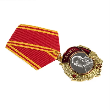 CCCP Orden Lenina SSRS Lenino Prieš Sovietų Sąjungos Karinės Medalis Rusijos Karinės Apdailos CCCP Asmuo, Aukso Ženkleliai