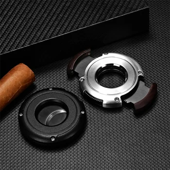 CIGARLOONG Turas Cigarų Pjovimo Nerūdijančio Plieno Nešiojamų Cigaro Žirklės dviašmenis Aštrių Giljotinos Kišenėje Dalykėlių Su Dovanų Dėžutė