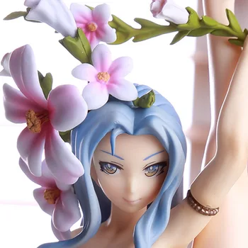 Daiki Blue Flower Fairy 30cm Hana No Yousei-san Maria Bernardas Japonijos Sexy Anime Pvc Veiksmų Skaičius, Žaislų Kolekcijos Modelis