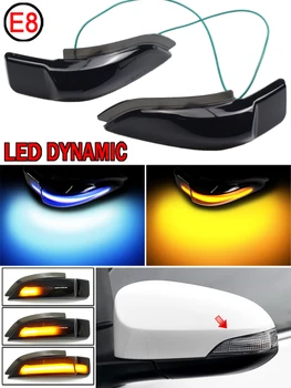 Dinaminis LED Indikatorių Pusės Veidrodėlis Žymeklis Posūkio Signalo Lemputė Lemputė Toyota Corolla Camry 