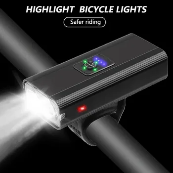 Dviračių USB Priekinių žibintų 800 Liumenų Vandeniui priekinis žibintas, Dviračio LED Žibintuvėlis Kalnų Dviračių MTB Saugos LED Žibintuvėlis