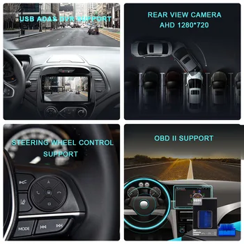 EKIY Android 9.0 Automobilio Radijo Auto Multimedia Dėl Citroen C4 2013 m. m. m. 2016 Stereo GPS Navigacija, Vaizdo MP5 Grotuvas Bluetooth