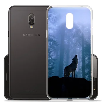 Galia sniego Kauksmas vilkas Minkštas Silikoninis telefono dėklas Samsung Galaxy A71 A51 A20e A80 A70 A50 A90 A30 A40 A8s A9s A60 A10 A2Core