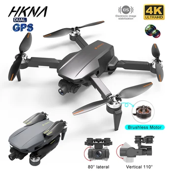 ICAMERA4 GPS Drone 4K HD Dual Camera 2-Ašis Gimbal aerofotografija 4G 5G Brushless Sulankstomas Quadcopter RC Atstumas 1200M Dovana