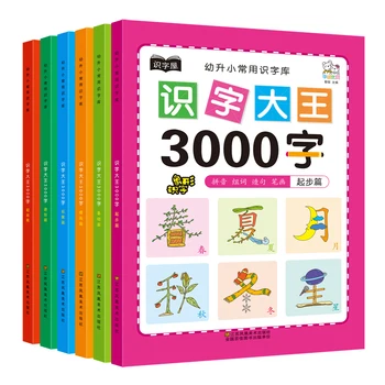 Ikimokyklinio Ugdymo Raštingumo Knygų Vaikams, Vaikams, suaugusiems, Skaityti Wordtextbook 3000 Pagrindai Kinų Simbolių han zi Raštu