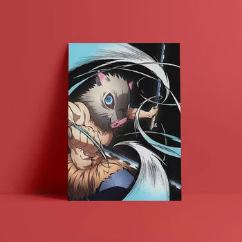 Inosuke Kimetsu Nr. Yaiba anime Plakatu, Drobės, Sienos Meno Apdailos Spaudinius Namuose Miegamojo Puošimas Tapyba