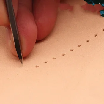 Keičiamų rombo Formos Siūlėmis Yla nustatyti Odos perforacija Siuvimo punch odos hole punch siuvimo priemonės leathercraft