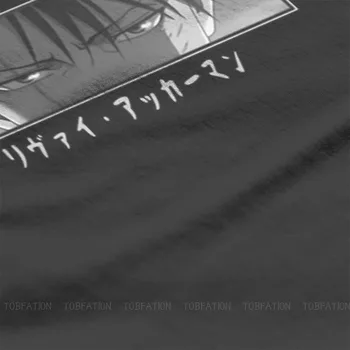Levi Stiliaus Marškinėlius Ataka Titan SnK Eren Mikasa Anime Aukščiausios Kokybės Kūrybos Dovana Idėja Marškinėliai Trumpomis Rankovėmis Ofertas