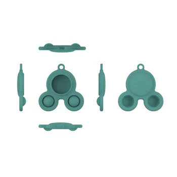 Mini Stumti Burbulas Apsauginis Dangtelis Airtag Keychain Autizmo Jutimo Streso Atsarginiais Fidget Paprasta Dimple Žaislai Vaikams Augintiniai