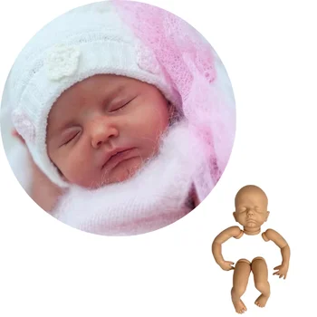 Nauja Bebe Reborn Baby Lėlės, Rinkiniai Žavinga Vinilo Nebaigtų Formų Rankų Darbo Žaislas Miego Mergina Minkšta 19 Colių